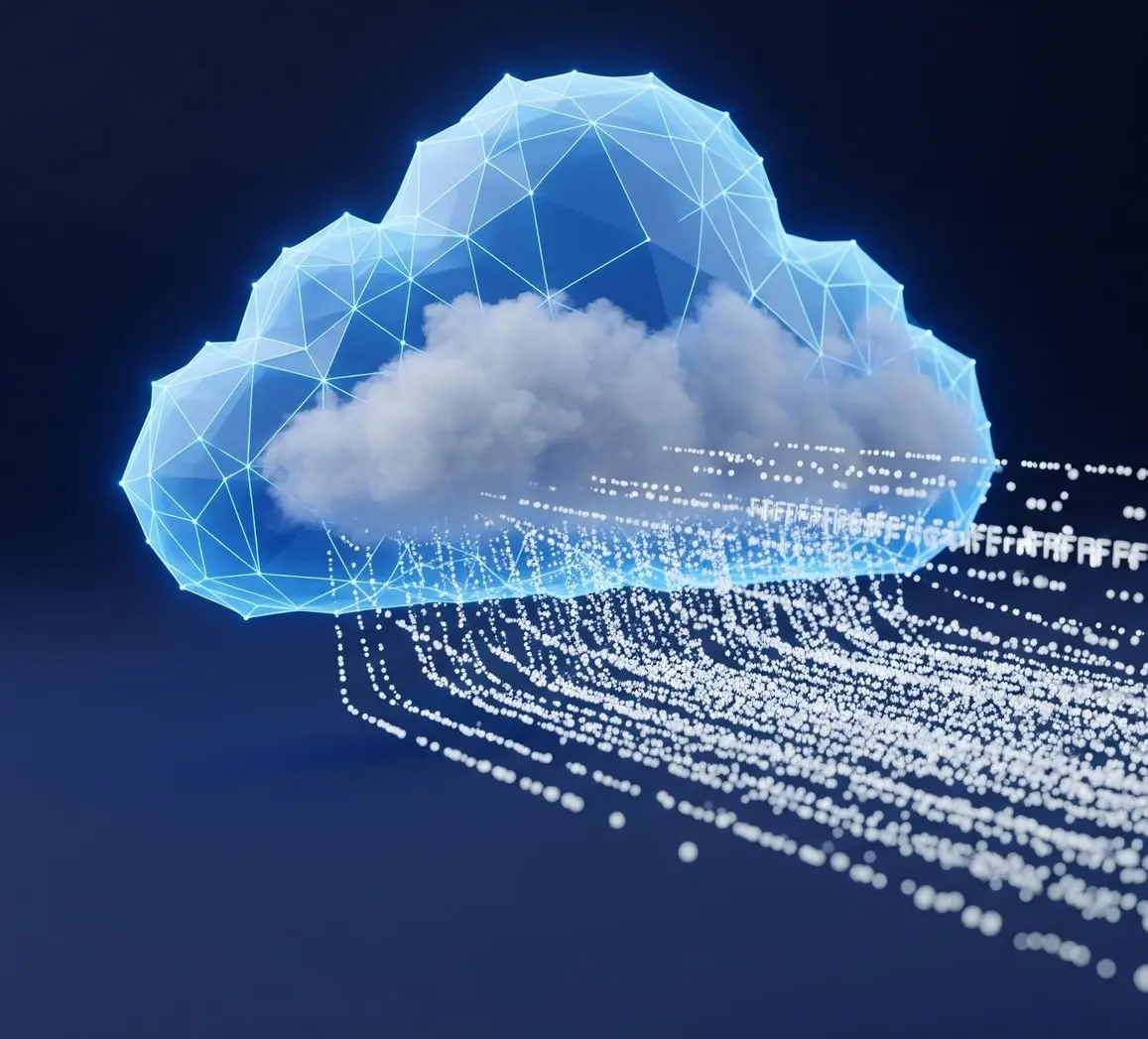 Cloud computing servers with data streams
